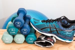 dumbells and exercise equipment, top tips for keeping fit