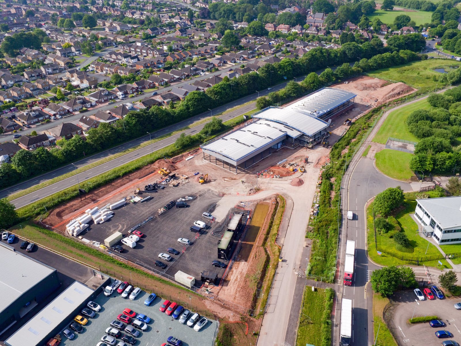 New showroom build 11 June 2018