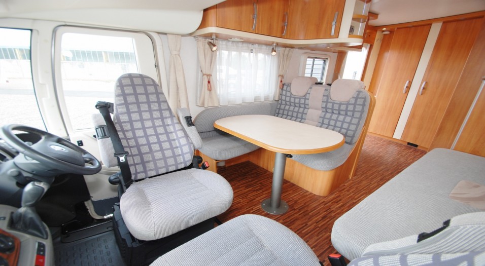 Motorhome interior point of view