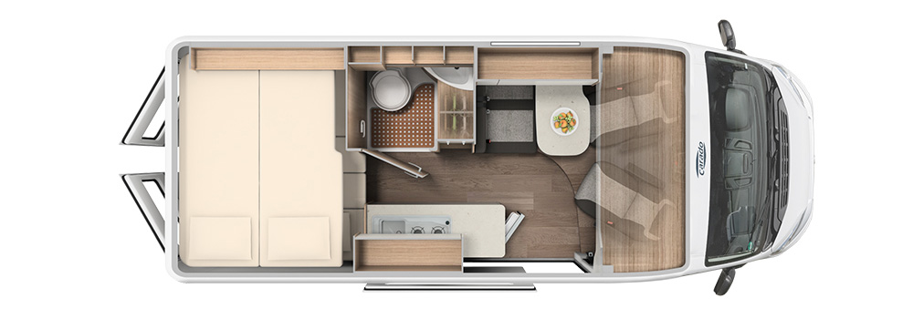 VE Vlow motorhome floor plan