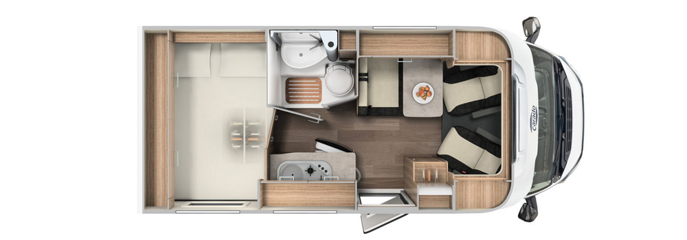 VE Vlow motorhome floor plan