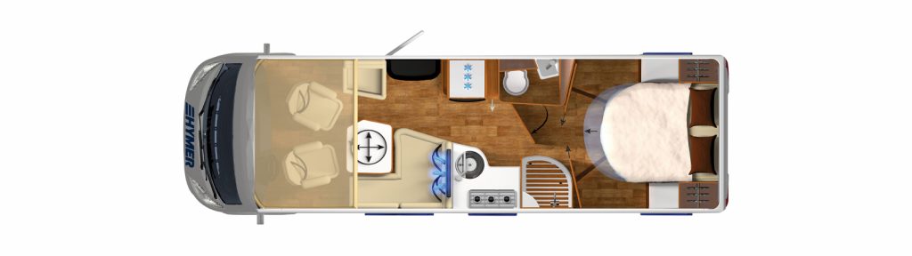 HYMER B-Class Masterline BML I 790 Floor Plan