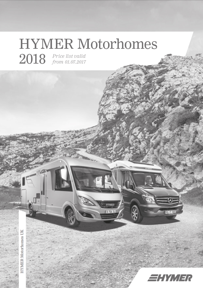 Hymer Motorhomes 2018 Specifications