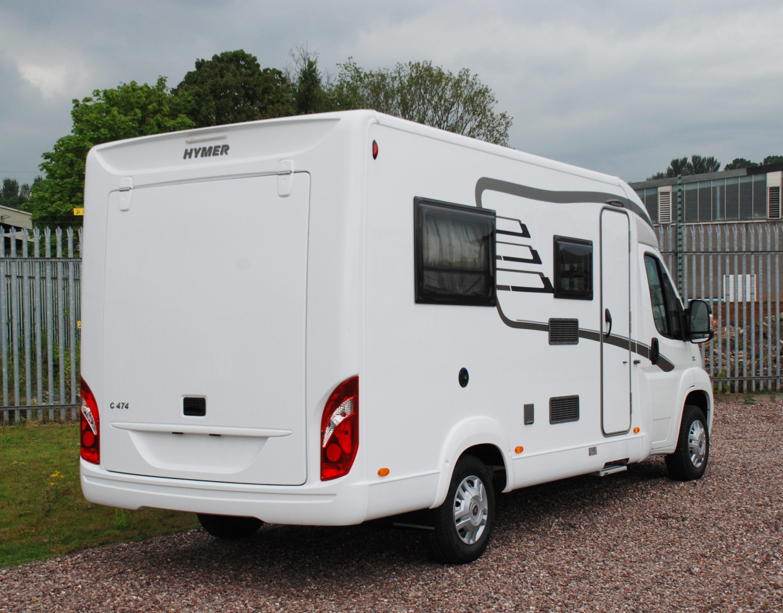 HYMER Compact motorhome rear