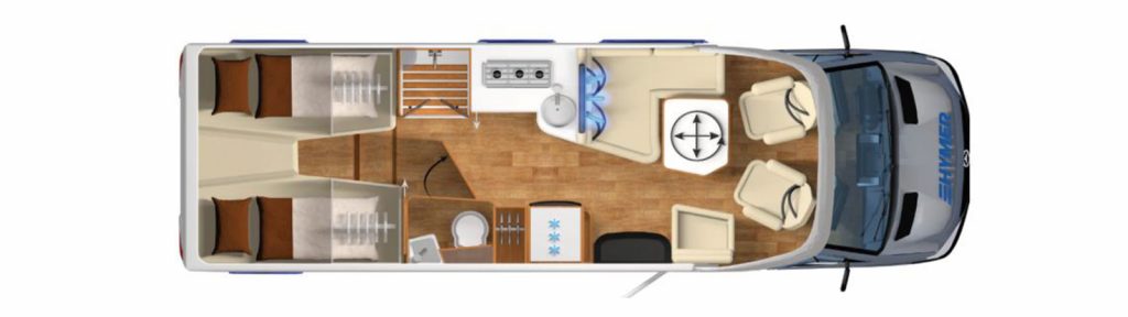 Hymer B Class Masterline BML T780 Floor Plan