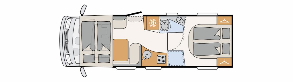 Dethleffs Esprit I 7150 Floor Plan