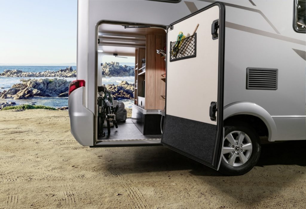 HYMER ML-T 560 rear storage