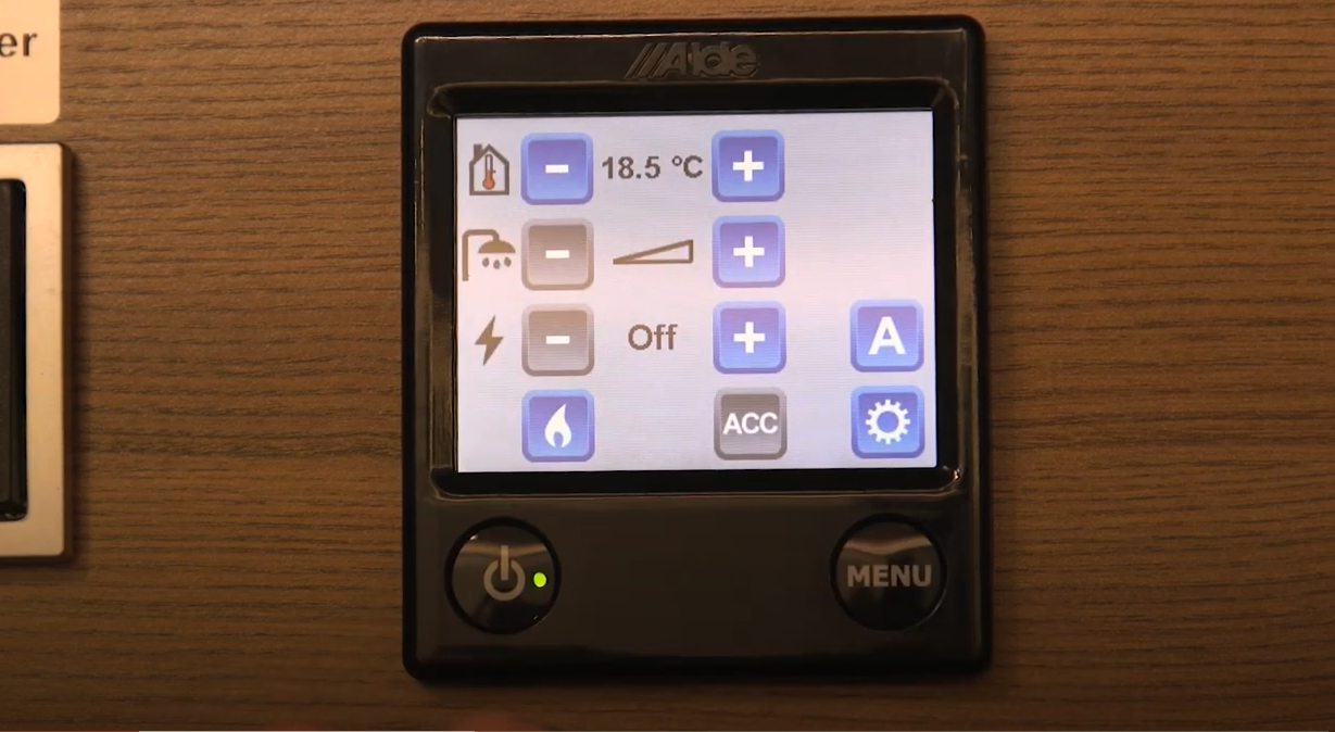 How To Use Your Alde Heating Control Panel Video Travelworld