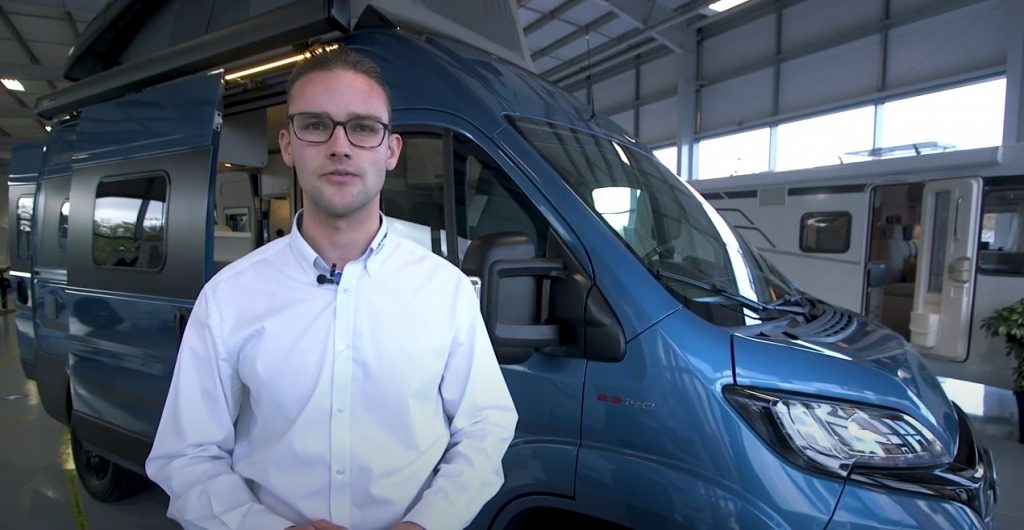 Video: HYMER Camper Van Free 540 Blue Evolution