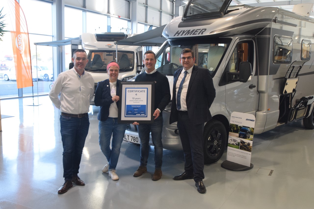 A decade in partnership with HYMER