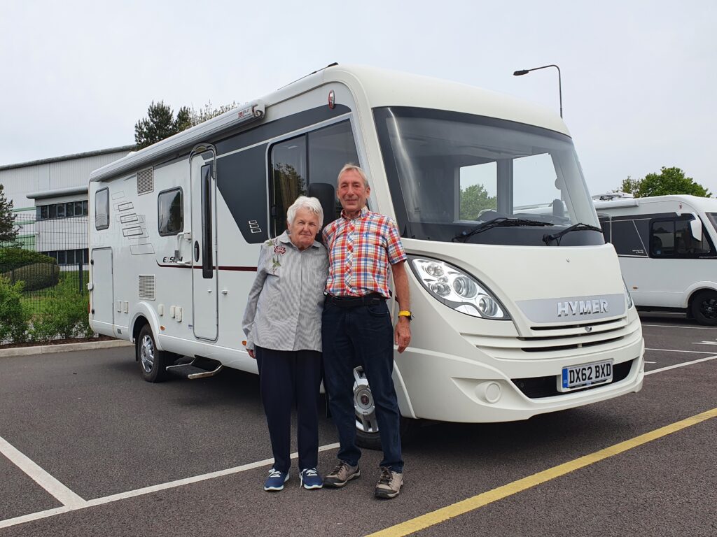 Alan and Gillian Cunnington with their Exsis-i