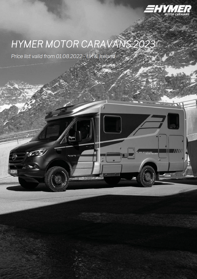 HYMER Motor Caravans 2023 Pricelist