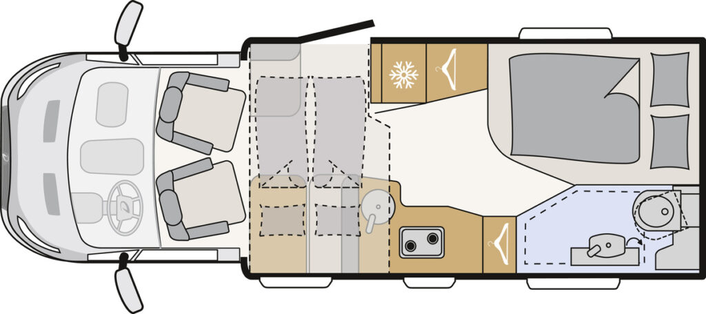 Dethleffs Just Go 6905 floorplan