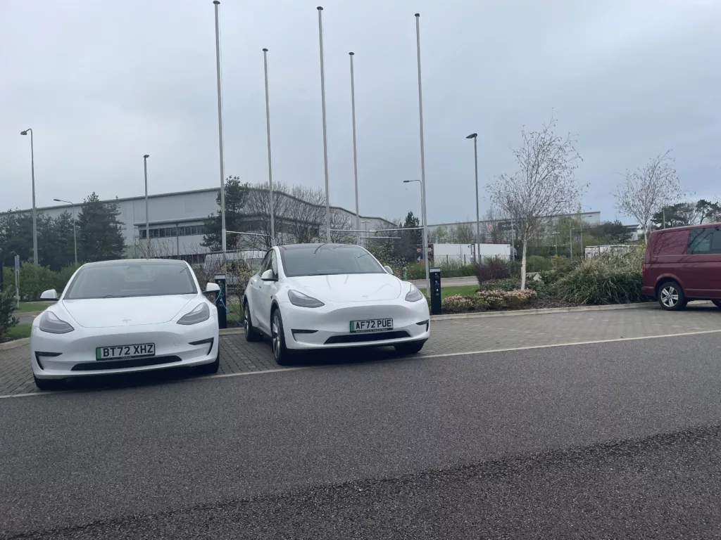 Electric Vehicle Chargers at Erwin Hymer Centre Travelworld